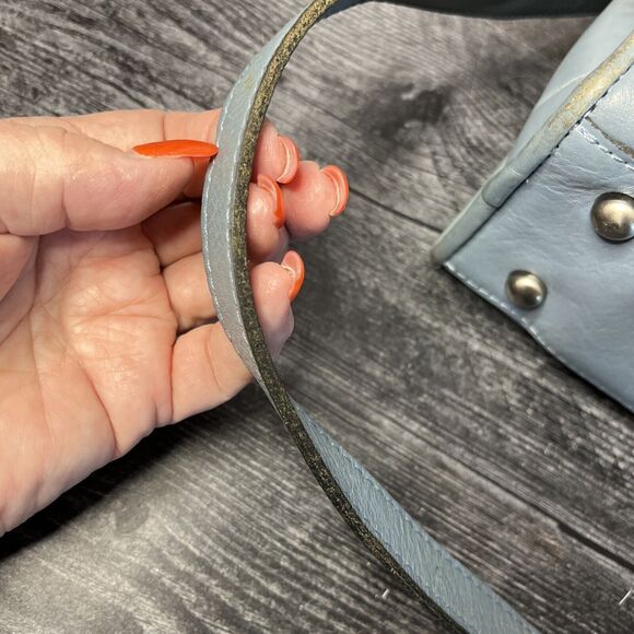 Patricia Nash Women's SMALL PARIS SATCHEL Slate Blue Preowned - Picture 14 of 15